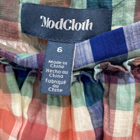 Modcloth Some Saturday Soiree A-Line Skirt plaid midi - Picture 8 of 10